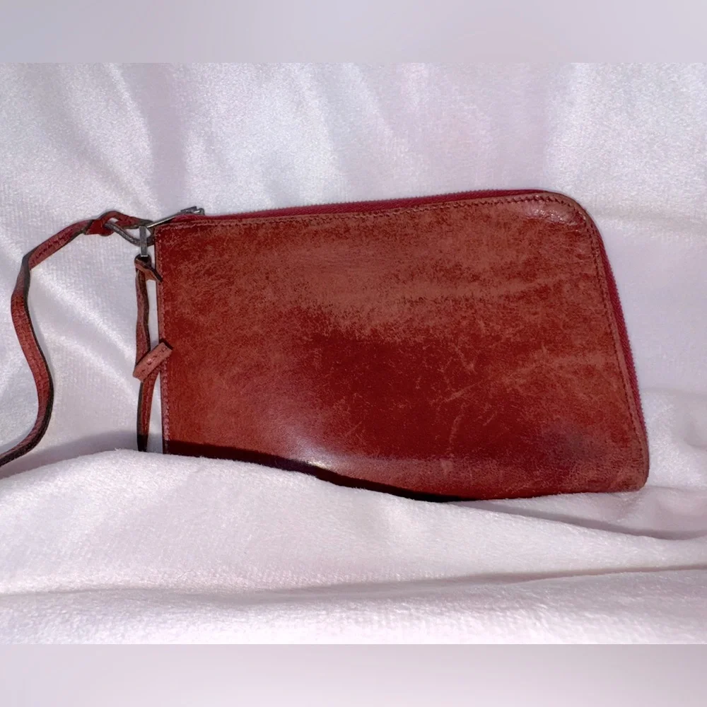 Hermès Zip Clutch Vintage, Rare Find, Excellent Condition-Rouge H- - Picture 6 of 16